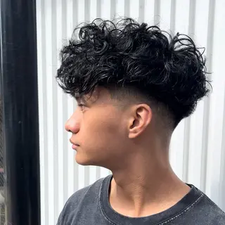 ショート パーマ メンズ 京都駅メンズカット/ パーマ/Keigoのヘアスタイル