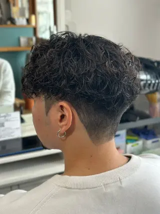 パーマ メンズ Snalyメンズ特化 スエハラのヘアスタイル