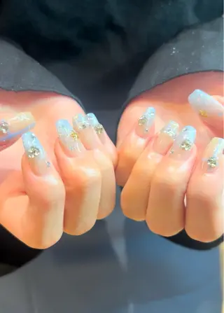 ネイル 韓国ネイル🤍 イワサキ　リコ🍒のネイルデザイン