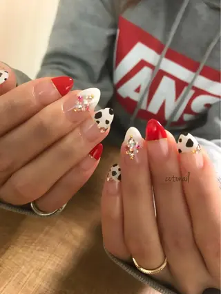 ネイル ツメトマツゲ .のネイルデザイン