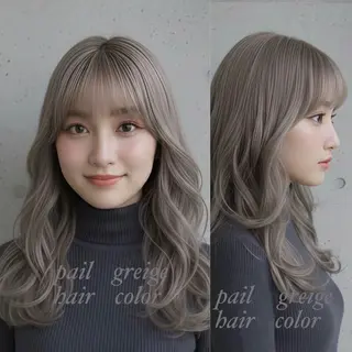 セミロング カラー M.SLASH 辻 孝志のヘアスタイル