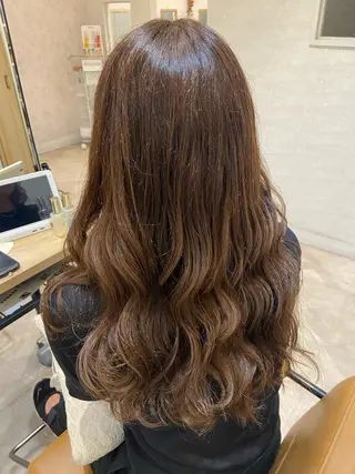 ロング カラー La Bonheur hair Olivier北千住店【ラボヌールヘアーオリヴィエ】所属・RAN 🎀のヘアスタイル