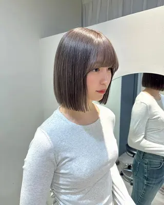 ショート roka所属・ayaka♡ 柔らかカラーのヘアスタイル