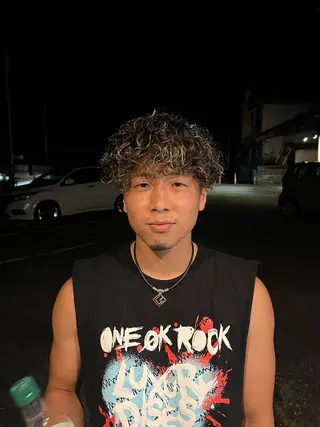 パーマ メンズ 東 大智のヘアスタイル