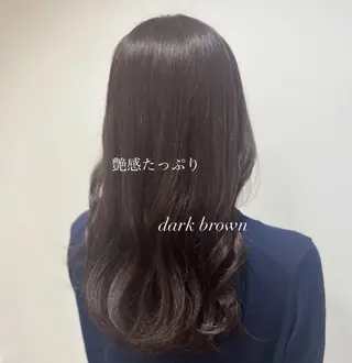 セミロング カラー 透明感カラー／ 艶感カラー／RAMUのヘアスタイル