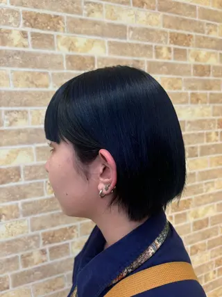 カラー 温水 愛華のヘアスタイル
