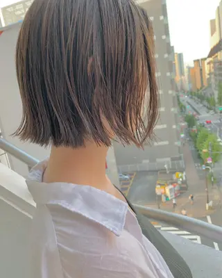 ミディアム レイヤーカット/艶カ ラー/chihiroのヘアスタイル