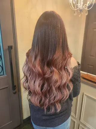 ロング ヘアアレンジ 田井中 悠紀のヘアスタイル