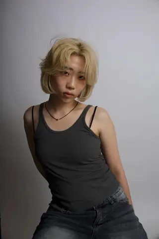 カラー 🍒暖色艶カラー🍓 透明感カラー🪼🩵のヘアスタイル