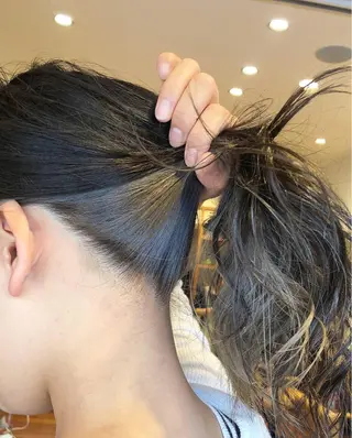 セミロング カラー SALOWIN神戸三宮店所属・【美髪を叶える】中谷 彰宏（アキ)のヘアスタイル