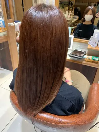 セミロング 新宿メンズパーマ メンズバレイヤージュのヘアスタイル