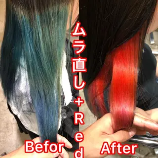 ロング カラー 舘野 太嘉宏のヘアスタイル