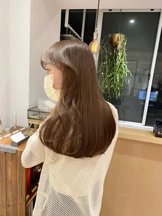 ロング カラー 艶カラー 🤍🫧/makoのヘアスタイル