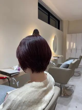 ショート カラー レイヤー/透明感/髪 質改善/メンズ/佐藤のヘアスタイル