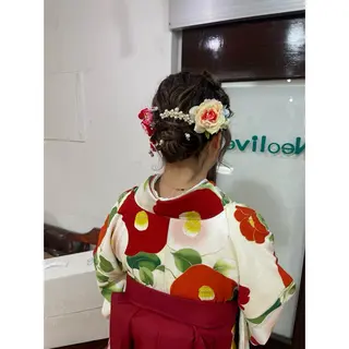 セミロング ヘアアレンジ 🦋エクステ/透明感 カラー🦋宮川莉央のその他イメージ