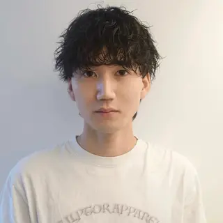 パーマ メンズ ハイトーン/パーマ/ メンズ / 櫻本🌐のヘアスタイル