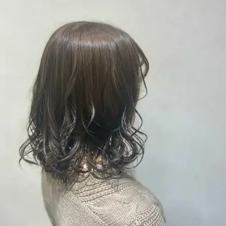 ミディアム カラー enn.bleach by t.a.g所属・SHUNTA /ブリーチ/レイヤーのヘアスタイル