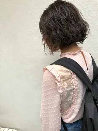 ショート パーマ SALOWIN三軒茶屋店所属・髪質改善/艶髪 やまなかのヘアスタイル