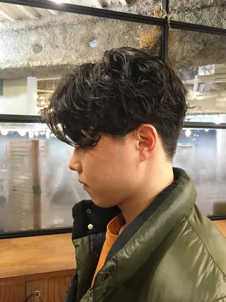 パーマ 菅原 英 /メンズカットのヘアスタイル