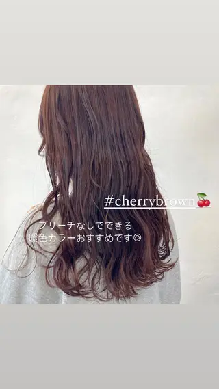 ミディアム カラー 暖色/艶髪/ボブ/ ショート/Ayaのヘアスタイル