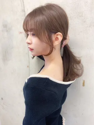 Kanami/韓国風 /艶カラーのヘアスタイル