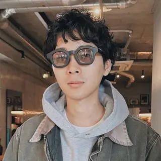 ショート パーマ メンズ 前野 日奈のヘアスタイル