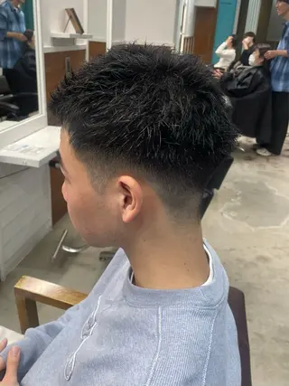 ショート メンズ RIN／韓国ヘア レイヤーカットのヘアスタイル