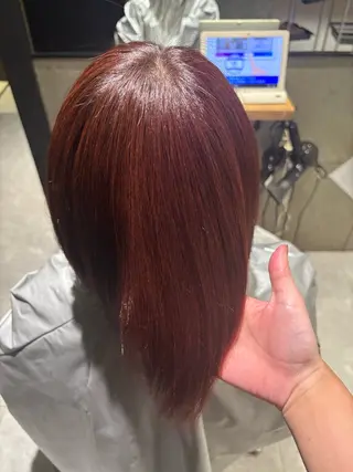 ミディアム カラー La fith hair arc 高槻店所属・Chisato🤍 高槻/ボブ/ショートのヘアスタイル