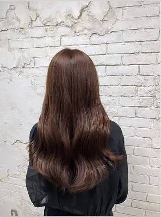 ロング カラー 🦋韓国ヘア💙 RUNAのヘアスタイル