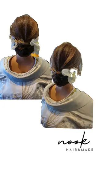 ヘアアレンジ hair&make nookのヘアスタイル