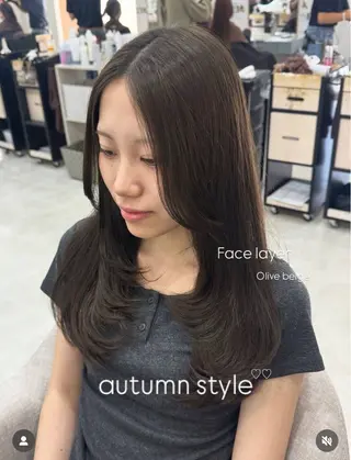 ミディアム 中村 帆花のヘアスタイル