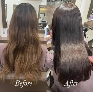 ロング カラー 似合わせカットカラー 🤍🎀honokaのヘアスタイル