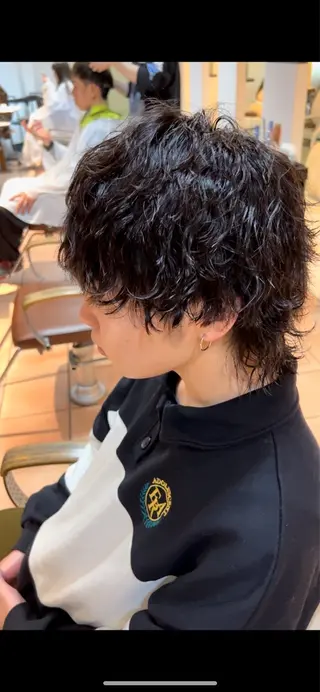 パーマ メンズ 朝3分でキマる 村上陸のヘアスタイル