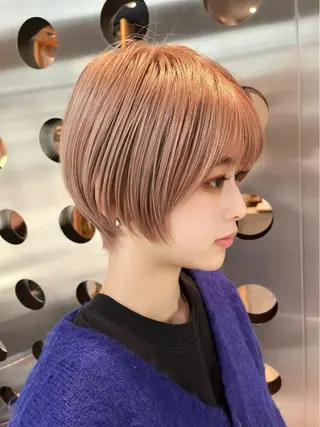 ショート ショート白髪染め無料 ／河瀬謙介のヘアスタイル