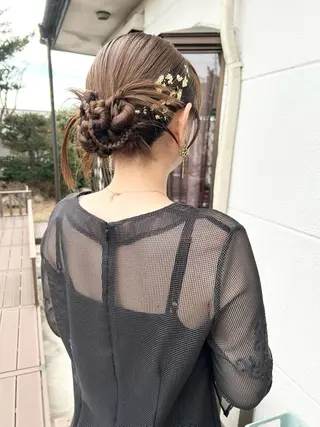 ロング ヘアアレンジ ナカジマ ナナのヘアスタイル