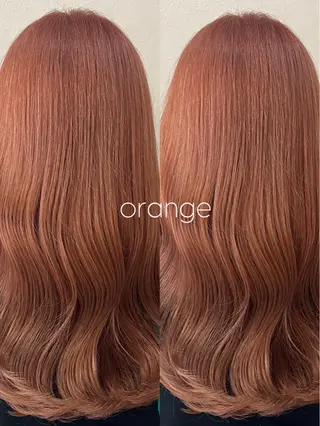 ロング カラー ナガヨ キョウカのヘアスタイル