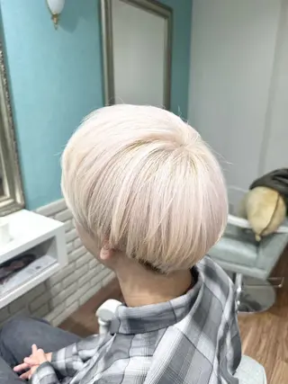 ショート カラー メンズ Re.ly所属・🦄Re.ly代表 灰野壮🦄のヘアスタイル