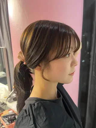 セミロング ｊｏｕｅｒｍ所属・透明感/グレージュ /韓国レイヤー🪽のヘアスタイル