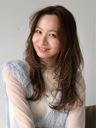 セミロング カラー Liru:smart salon/茅ヶ崎のヘアスタイル