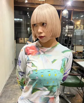 ショート カットモデル/カラー rionのヘアスタイル