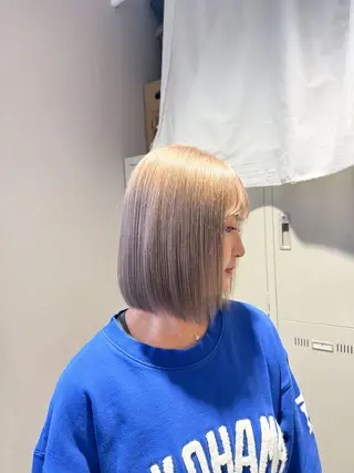 ショート カラー ヘアアレンジ Over hair_ misakiのヘアスタイル