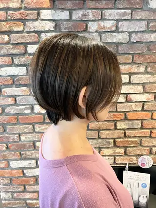 ショート ショート 顔周りレイヤー/マオのヘアスタイル
