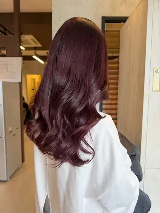 ロング カラー benji所属・Hamatsu Misakiのヘアスタイル