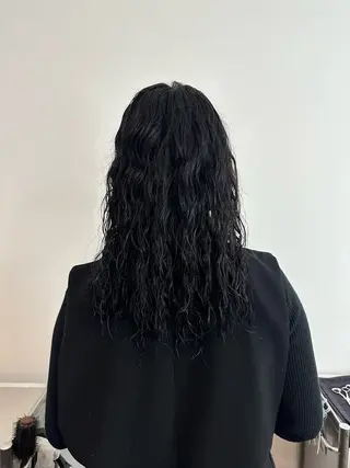 ロング 縮毛矯正 宮本晃成のヘアスタイル