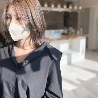 ミディアム カラー 今泉 ひろきのヘアスタイル