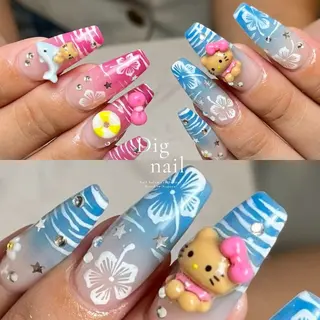 ネイル 0203ムニムサン 💙Harukaのネイルデザイン