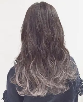 ミディアム カラー ケア剤オタク×海外 ヘア長谷川裕起のヘアスタイル