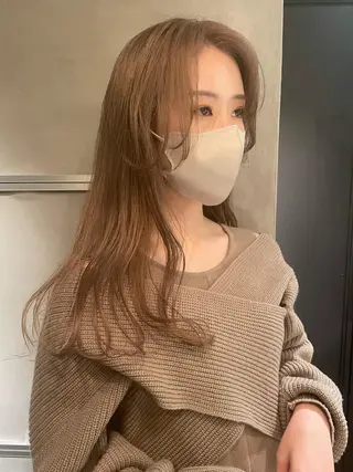 ロング カラー classic 新横浜所属・大人girly🛋️ 🤍yukakoのヘアスタイル