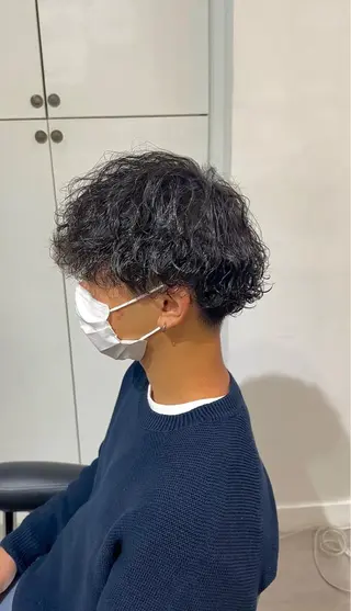 ショート パーマ メンズ dot.グループ指名 No.1橋本滉太のヘアスタイル