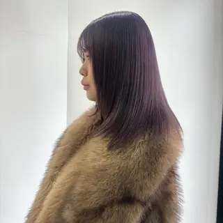 セミロング ☘️かわいいハイトー ン☘️nonokaのヘアスタイル